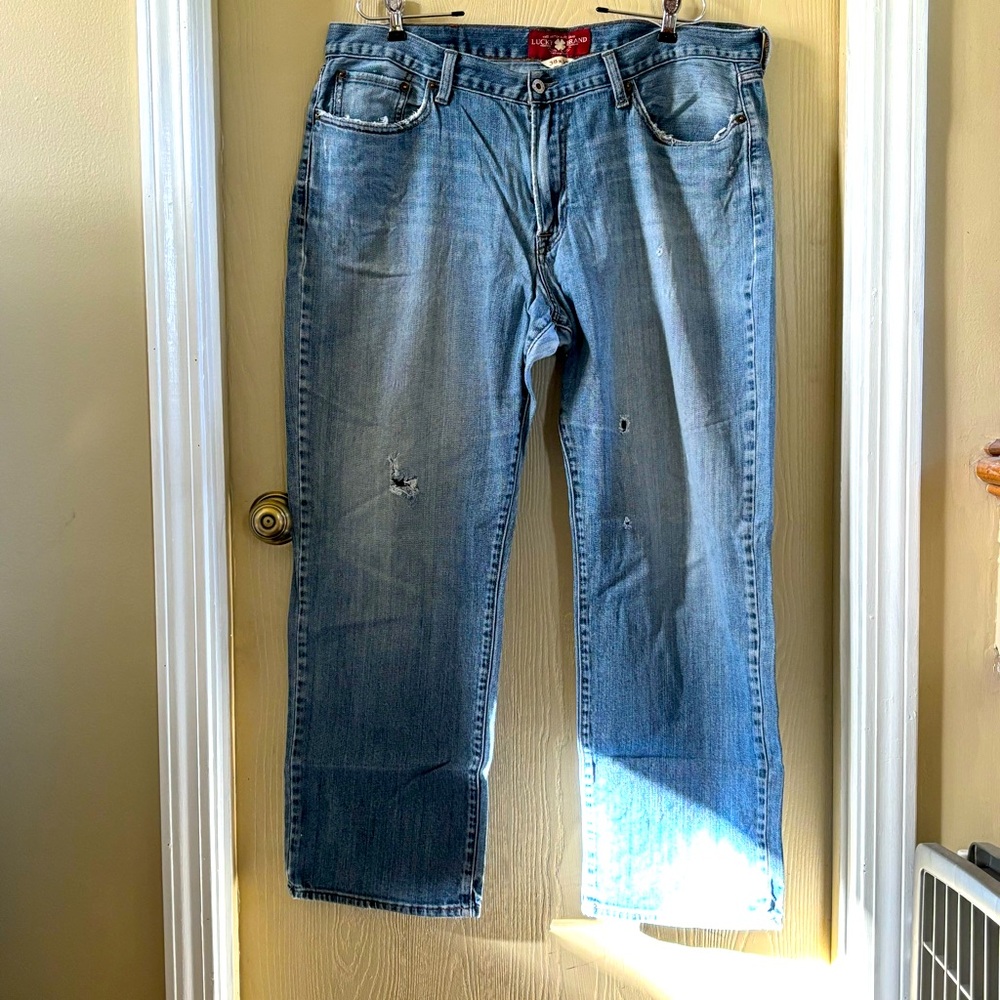 Lucky brand straight leg jeans Men’s 38/30